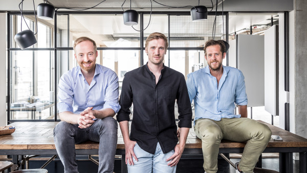 Zalando SE Management Board f.l.t.r. Rubin Ritter David Schneider Robert Gentz