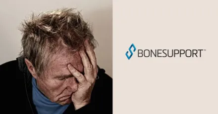 Slakt i Bonesupport efter negativa nyheter