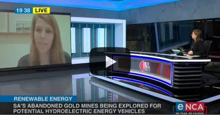 Sustainable Energy uppmarksammas av Sydafrikas nyhetskanal eNCA