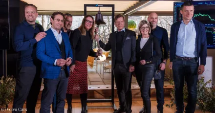 Bejublad borsentre for Volvo Cars2