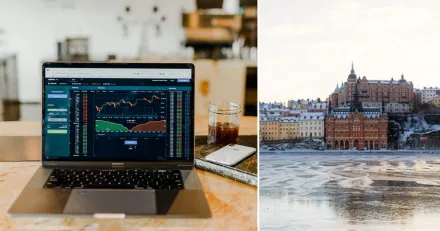 Rejal uppgang pa Stockholmsborsen