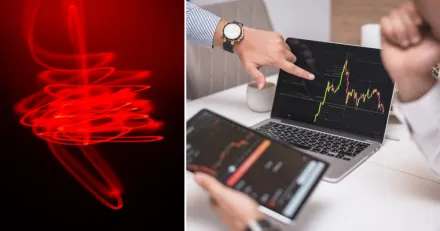 Blodrd dag p Stockholmsbrsen High Quality